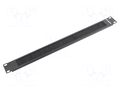 Protection panel; 1U; Standard: 19" LANBERG AK-1101-B