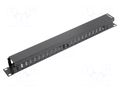 Cable organizer; 1U; Standard: 19" LANBERG AK-1201-B