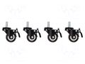 Set of wheels; black LANBERG AK-1601-B