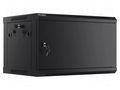 Enclosure: rack cabinet; Standard: 19"; 6U; black; Z: 450mm; X: 600mm LANBERG WF01-6406-00B