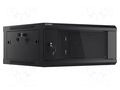 Enclosure: rack cabinet; Standard: 19"; 4U; black; Z: 600mm; X: 600mm LANBERG WF01-6604-10B