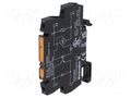 Relay: interface; SPST-NO; Ucntrl: 24VAC; 0.1A; 5÷48VDC; Relay set WEIDMÜLLER TOS-24AC/48DC-0.1A
