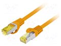 Patch cord; RJ45 plug,both sides; S/FTP; 6a; stranded; Cu; LSZH LANBERG PCF6A-10CU-0150-O