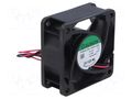 Fan: DC; axial; 12VDC; 60x60x25mm; 68m3/h; 46dBA; ball; 8300rpm SUNON PF60251BX-A99