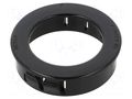 Grommet; Ømount.hole: 38.1mm; Øhole: 26.97mm; black; UL94V-2 KEYSTONE KEYS8483