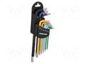 Wrench-set; Torx®; S2 steel; long; 9pcs. PROLINE PRE-48315
