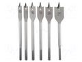 Drill set; for wood,feather; wood,chipboard; 6pcs. PROLINE PRE-26646