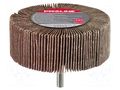 Grinding pin; Granularity: 80; flap,with lever; Mounting: rod 6mm PROLINE PRE-44843