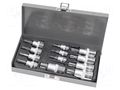 Wrench-set; socket spanner,Torx®; Chrom-vanadium steel; 12pcs. PROLINE PRE-18712