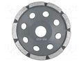 Grinding wheel; Ø: 115mm; Øhole: 22.2mm; Disc thick: 6mm; segmented PROLINE PRE-89415