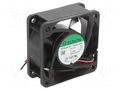 Fan: DC; axial; 12VDC; 60x60x25mm; 62m3/h; 41.7dBA; ball; 7500rpm SUNON PF60251B1-A99