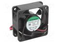 Fan: DC; axial; 24VDC; 60x60x25mm; 53.28m3/h; 40.7dBA; ball; 7000rpm SUNON PF60252B2-A99