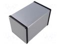 Enclosure: with panel; 1455; X: 104.5mm; Y: 160mm; Z: 104.5mm; grey HAMMOND HM-1455NS1601