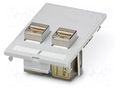 Front plate, CAT5 PHOENIX CONTACT VSSIFP2RJ455MODBUB