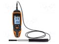 Thermoanemometer; LCD; 0÷50°C; 0÷100%RH; 190x65x45mm HT INSTRUMENTS HTI-HN000105