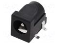 Connector: DC supply; socket; male; 5A; angled 90°; SMT; 5.5/2.1mm NINIGI PC-GK2.1-SMD