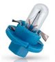 Lamp 12V 1.2W BAX8.4d/2 blue PHILIPS 12623