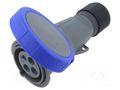 Connector: AC supply 3-phase; plug; female; PIN: 4; 32A; 250V; IP&S AMPHENOL 2CMA101152R1000
