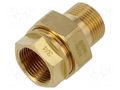 Splice terminal: double connector; male-female,flat,with seal GEBO 331-5BR