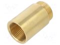 Splice terminal: extension; male-female,round; 50mm; Thread: G 1" GEBO 500-50-06BR