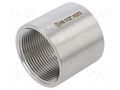 Splice terminal: muff; long,round,female-female; max.10.5bar GEBO 6270-112