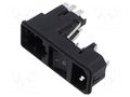 IEC 60320 connector KG Power Entry Module 10A C14 SCHURTER KG10.6101.105