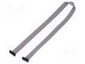 Ribbon cable with IDC connectors; IDC,both sides; 381mm; 15" SAMTEC FFSD08D150001N