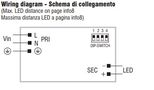 55W CC LED supply, DIP perjungėjais 100-350mA, IP20, TCI 127524