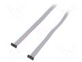 Ribbon cable with IDC connectors; IDC,both sides; 1270mm; 50" SAMTEC FFSD08D500001N