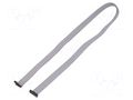 Ribbon cable with IDC connectors; IDC,both sides; 711.2mm; 28" SAMTEC FFSD10D280001NR