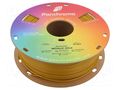 Filament: PLA; 1.75mm; metallic gold; 190÷230°C; 1kg; Panchroma™ POLYMAKER CA02011
