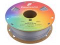 Filament: PLA; 1.75mm; metallic silver; 190÷230°C; 1kg; Panchroma™ POLYMAKER CA02012