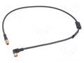 Cable: for sensors/automation; M8; PIN: 3; 0.6m; plug; 30VDC; 4A LUMBERG AUTOMATION LUMBERG-43678