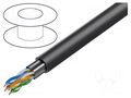 Wire; Data Tuff®,F/UTP; 4x2x23AWG; outdoor; 6a; wire; Cu; PVC; black BELDEN IEA002.0101000