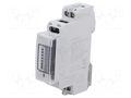 Controller; for DIN rail mounting; OC; IP50; -10÷55°C; 0.4W FINDER 7E.13.8.230.0010