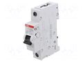 Circuit breaker; 230VAC; 220VDC; Inom: 0.5A; Poles: 1; Charact: Z ABB S201M-Z0.5UC