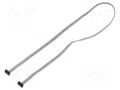 Ribbon cable with IDC connectors; IDC,both sides; 508mm; 20" SAMTEC FFSD04D200001