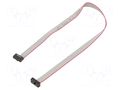 Ribbon cable with IDC connectors; IDC,both sides; 270.51mm SAMTEC FFSD05D106501N