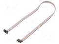 Ribbon cable with IDC connectors; IDC,both sides; 299.72mm SAMTEC FFSD05D118001N