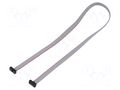 Ribbon cable with IDC connectors; IDC,both sides; 398.78mm SAMTEC FFSD05D157001N