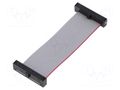 Ribbon cable with IDC connectors; IDC,both sides; 57.15mm SAMTEC FFSD13D022501N