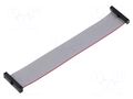 Ribbon cable with IDC connectors; IDC,both sides; 121.92mm SAMTEC FFSD14D048001N