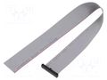 Ribbon cable with IDC connectors; IDC,wires; Tape ph: 0.64mm SAMTEC FFSD17S120001N