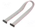 Ribbon cable with IDC connectors; IDC,both sides; 270.51mm SAMTEC FFSD10D106501N