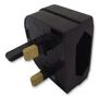 PLUG, CONVERTER, EURO, QUICKFIT, BLACK CP1B BLACK