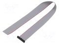 Ribbon cable with IDC connectors; IDC,wires; Tape ph: 0.64mm SAMTEC FFSD17S150001N