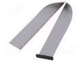 Ribbon cable with IDC connectors; IDC,wires; Tape ph: 0.64mm SAMTEC FFSD20S111301N