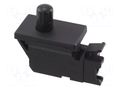Switch: door; Pos: 2; SPST-NC; 0.5A/250VAC; black; on panel; D3DC OMRON Electronic Components D3DC-2