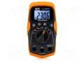 Digital multimeter; LCD; 4-digit; VDC: 400mV,4V,40V,400V,600V HT INSTRUMENTS HTI-HR000005