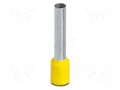 Tip: bootlace ferrule; insulated; copper; 6mm2; Bit len: 18mm PHOENIX CONTACT AI6-18YE